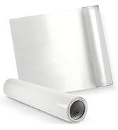 Self Laminating Film Anti-UV Vinyl (12”x15ft Glossy): Clear Vinyl Roll Laminating Paper - Self Ad...