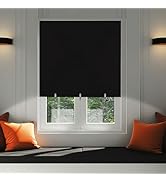 Blackout Shades No Drill Cordless Window Blinds Cut to Size Roll up Adjustable Easy to Install St...