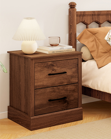 wood side end table for living room bedroom