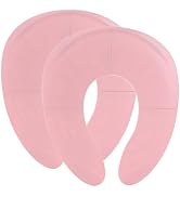 Funbliss 2 Pack Portable Potty Seat for Toddler Travel, Travel Potty Seat for Toddler with Built-...