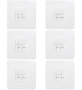 DOCMON 6 Pack Shower Caddy Adhesive Replacement, Extra Thick Bath Toy Storage Replacements, Water...