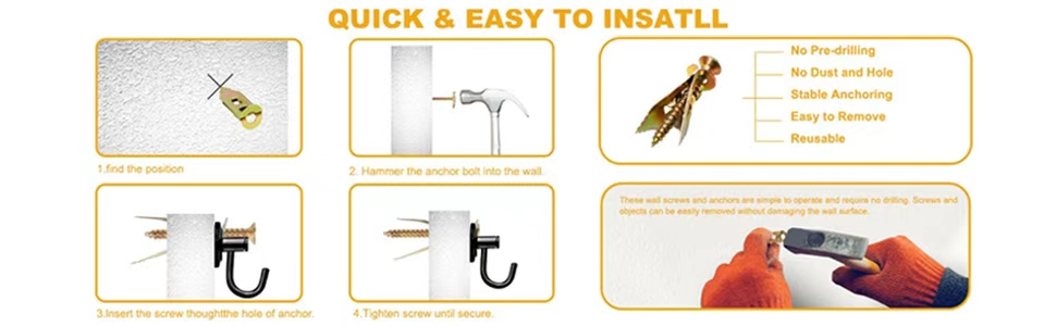 metal drywall anchors