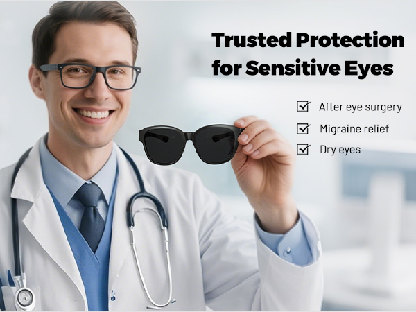 Light sensitive glasses