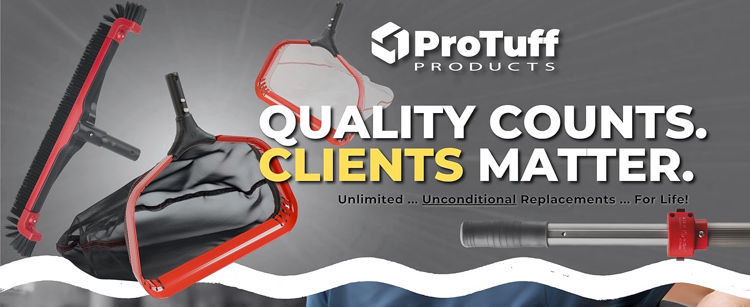 Pool Skimmer Net - ProTuff Products Brand Header