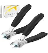 Upgrade Large Toenail Clippers for Thick Nails for Seniors Long Handle, Ultra Sharp Precision Nai...
