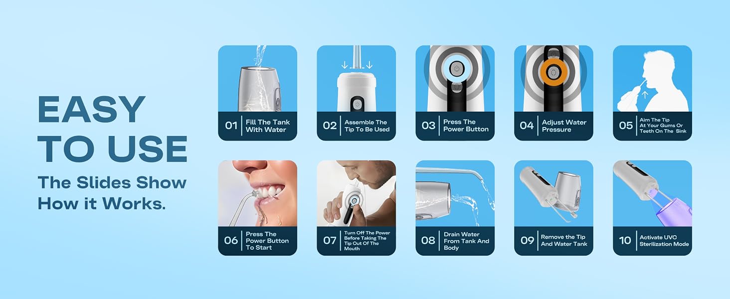 flossers water flosser cordless portable water flosser electric flosser teeth flosser travel dental