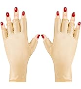 Pimoys Anti UV Gloves for Nail Lamp Light Manicure Gloves UV Light for Gel Nails