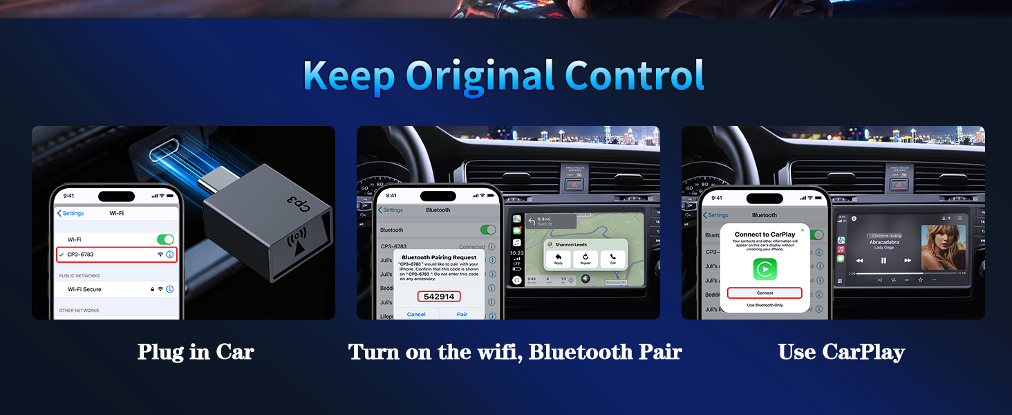 carplay wireless adapter for apple