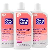 Clean & Clear Essentials Dual Action Facial Moisturizer, 0.5% Salicylic Acid Acne Medication to M...