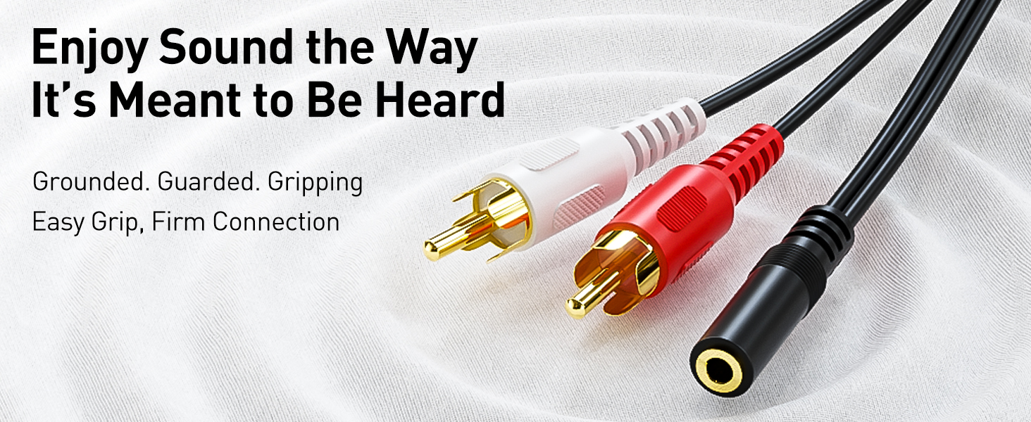 Connect your phone to a car stereo or TV to speakers. Enjoy clear, lossless sound anywhere