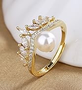 pearl cz ring