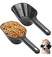 Aosnare 2 PACK Dog Food Scoop,1 Cup Capacity Pet Food Scoop With Measuring Lines For Dog, Puppy a...