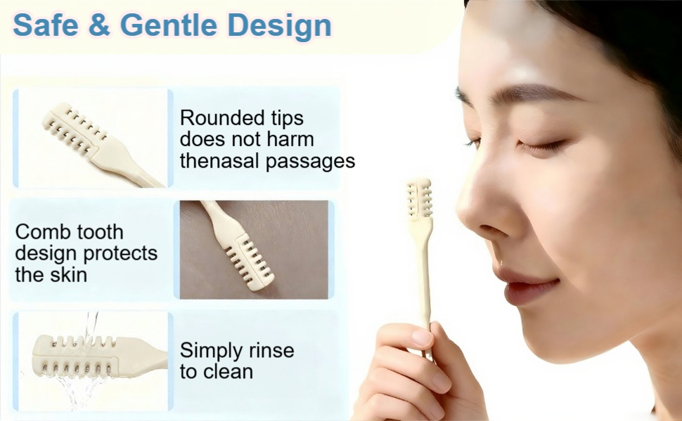 Bneajix nose hair trimmer cutter nasal removal women men remover de manual Rod-shaped nose trimmer
