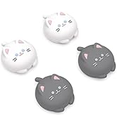PlayVital Cute Thumb Grip Caps for ps5/4 Controller, Silicone Analog Stick Cover for Xbox Series ...
