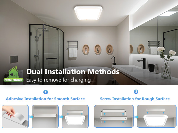 rechargeable ceiling light cordless