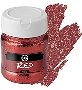 Glitter – 4 oz Red Fine Glitter, Glitter for Resin, Glitter for Crafts, Extra Fine Glitter for Sc...