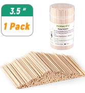 long wooden toothpicks 3.5 inches for appetizer