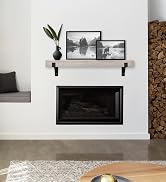 Modern Bracket Floating Mantel Shelf