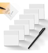 Transparent Sticky Notes 3X3 Inch Post Clear Sticky It Notes See Through Translucent Sticky Notes...