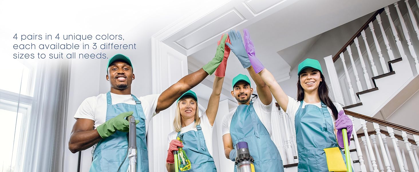 cleaning gloves