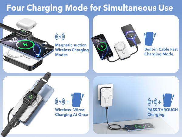 Four Charging Mode for Simultaneous Use