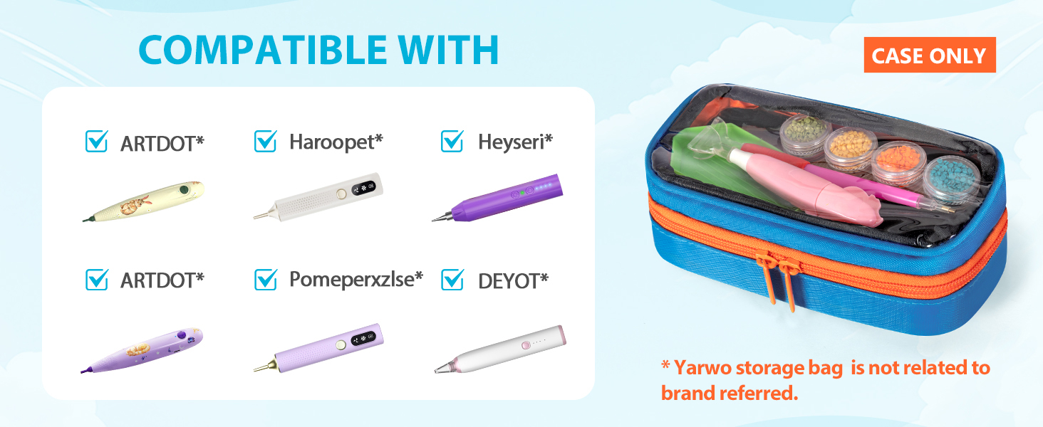 electric diamond painting pen case