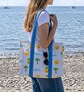 VENO 2 Pack Reusable Grocery Bags with Zipper, Heavy Duty Large Utility Tote with Hard Bottom, Fo...