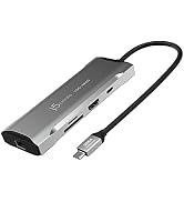 j5create USB C Hub - 4K 60Hz HDMI, USB-C 10Gbps, 2 USB-A 10Gbps, 100W PD with USB-C 5Gbps, Ethern...