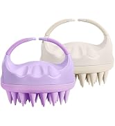 HEETA Scalp Massager Hair Growth with Soft Silicone Bristles to Remove Dandruff and Relieve Itchi...