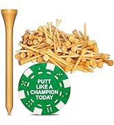 Wedge Guys Bamboo Golf Tees 2-3/4 Inch - 250, 500 or 1000 - Free Ball Marker - Stronger Than Wood...