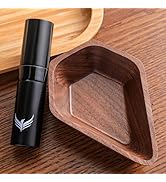 KNODOS Walnut Coffee Bean Dosing Cup and RDT Coffee Spritzer Set Coffee Bar Accessories Wooden Do...