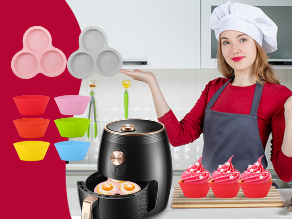 Silicone Air Fryer Egg Pan