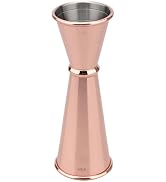 Jigger for Bartending, Cocktail Jigger 2 oz 1 oz with Measurements Inside, 304 Stainless Steel Ji...