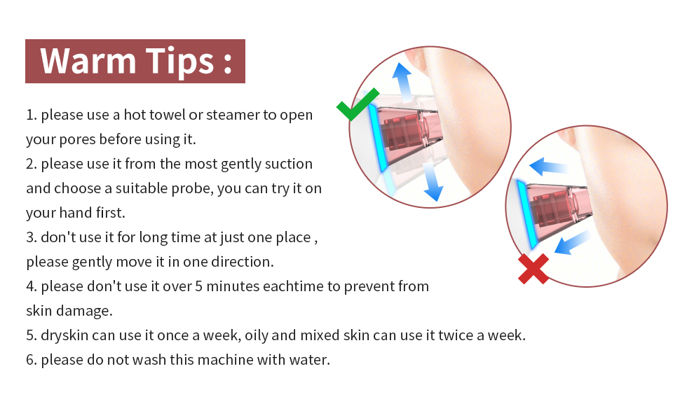 GERY blackhead remover tips