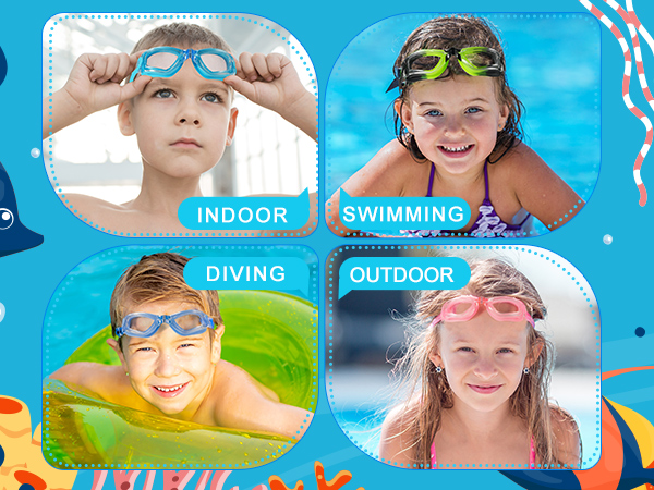 kids swim goggles