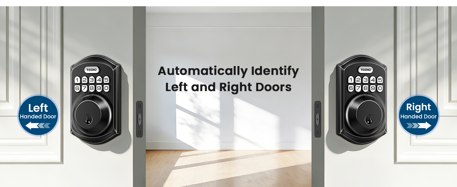 Designed for both left- and right-handed doors, with a reversible design for strong compatibility.