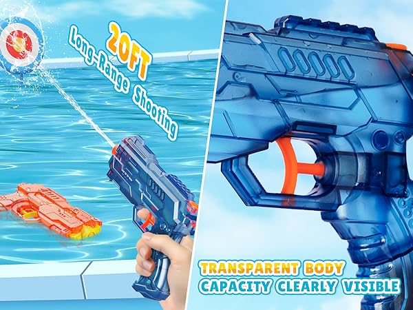water gun long range pistol water gun squirt guns for kids ages 8-12 3-5 young guns
