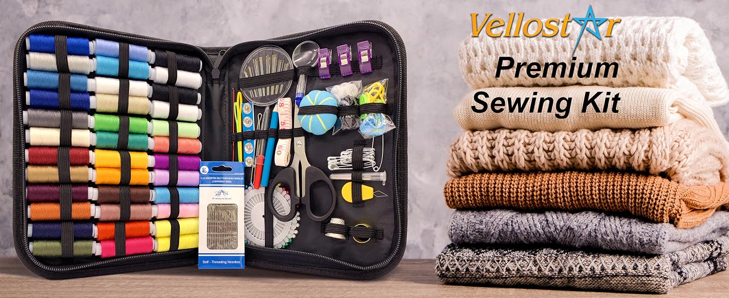 Sewing kit for long lasting repairs,