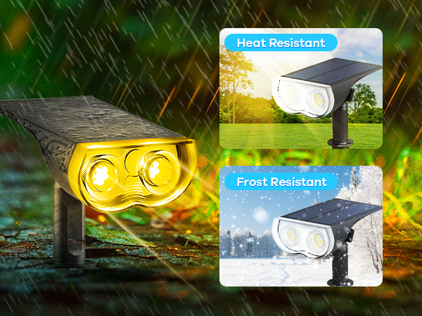 solar lights outdoor waterproof spot lights outdoor solar spotlights outdoor waterproof yard garden