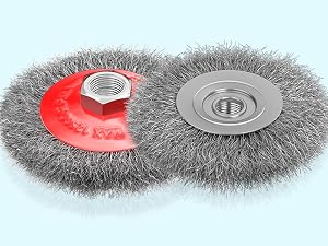 Wire Wheel Brush Set for 4-1/2" Angle Grinder