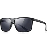 MERRY'S Polarized Vintage Rectangular Sunglasses for Men/Women Fashion Driving Mens Sun glasses S...