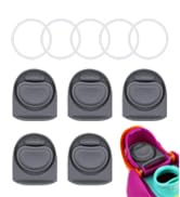 BMSQOFD 5 Sets Replacement Seal Gasket Stoppers for Owala Freesip Cap Mouth,Silicone O Sealing Ri...