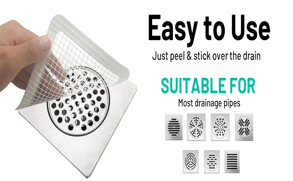 AMAZOPEN Disposable Shower Drain Hair Catcher!