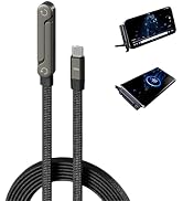 240W Invisible Stand Type-C Charger, 5-Foot 90° Angled Fast Charging Cable, Adjustable Stand Data...