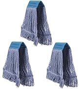 Yocada Looped-End String Wet Mop Head Refill Replacement Heavy Duty Cotton Commercial Industrial ...