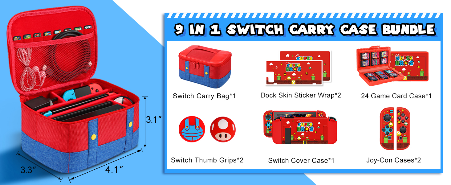 9 in 1 switch case bundle