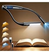 Glocusent Bendable Neck Light, 100 Hours Reading Light for Book Lover Gifts | Hands-Free, Knittin...