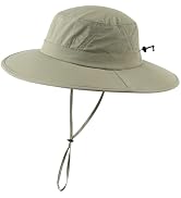 Home Prefer UPF 50+ Sun Hats for Men Women Foldable Wide Brim Fishing Hat Quick Dry Summer Outdoo...