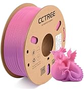 CCTREE Temperature Color Change PLA+ Filament 1.75mm, Color Change Purple to Pink 3D Printer Fila...
