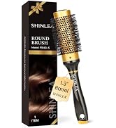 Small Round Hair Brush for Short Hair, Aluminum Roller Brush for Blow Drying, Salon Hairbrushes f...